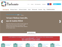 Tablet Screenshot of parfumio.ro